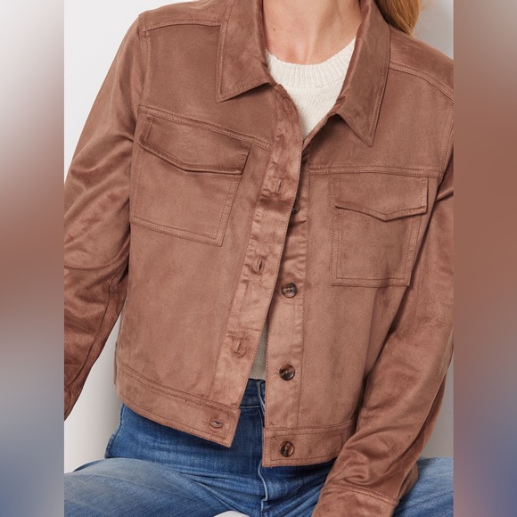 Evereve Romy Jacket in Chestnut Size Small - Picture 2 of 8